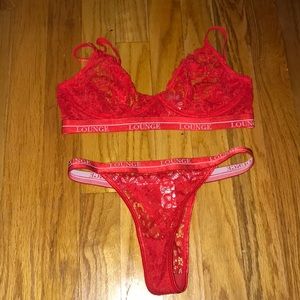 Lounge underwear and bra